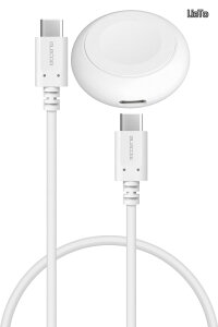 �y���������zApple Watch �[�d�� �A�_�v�^�[ ���C �}�O�l�b�g�� usb c �����^�� �����[�d �yMade for Apple Watch�擾�z [Apple Watch 10 9 8 7 6 5 4 3 2 1 Ultra SE AirPods Pro(��2����)�Ή�] �z���C�g MPA-AWCDFCQWH