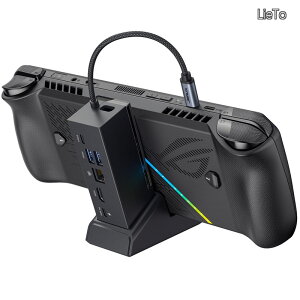 �y���������z�h�b�L���O�X�e�[�V����ROG Xbox Ally X (2025)/ROG Ally X/ROG Ally/Steam Deck/Legion Go S�ɑΉ��AHDMI 4K@120Hz�A�M�K�r�b�g�C�[�T�l�b�g�A�f���A��USB A 3.2 Gen 1�AUSB C 3.2 Gen 1�APD 100W�[�d�@�\�t�� 6 