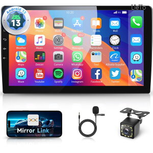 �y���������zAndroid�J�[�I�[�f�B�I- Bluetooth 2 DIN 10.1�C���`IPS�^�b�`�X�N���[���J�[�}���`���f�B�A�v���[���[�A�J�[���W�IGPS�i�r�Q�[�V�����AWiFi�ADSP�~���[�����N�AFM RDS���W�I�AUSB�A���A�r