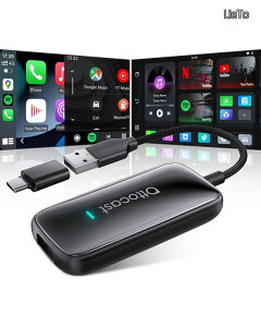 �y���������zPlay2Video Ultra �ԍڃ��f�B�A�A�_�v�^�[ AI Box�EYouTube/DAZN/U-NEXT/TikTok/Netflix/Prime Video�Ή��ECarPlay/Android Auto ���C�����X���E�����L��CarPlay�Ή��ԗp�E�ԓ�����/���y�Đ��EUSB�������Đ�