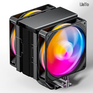 �y���������zCPU�N�[���[ 120mm ARGB�f���A���t�@���t�� ��� AURA Sync���� 5V 3PIN ARGB CPU�t�@�� 6�{�q�[�g�p�C�v AMD AM4 AM5/ Intel LGA 2011 2066(X79/X99�}�U�[�{�[�h) �yL6DC�z