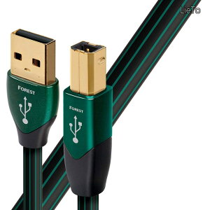 �y���������z�I�[�f�B�I�O���[�hUSB�P�[�u��(1.5m�E1�{)�yA�z�^�C�v�ˁyB�z�^�C�vaudio-quest�g�t�H���X�g�h USB2 Forest 1.5M/A to B