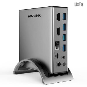�y���������zSB3.0 �h�b�L���O�X�e�[�V���� 10-in-1 �m�[�gPC�p�n�u�b2K�Ή� �f���A��HDMI ���j�^�[�o�́bM1/M2 MacBook Pro/Air�ESurface�EDell�ELenovo �Ή��bThunderbolt 3/4�EPD100W�Ή�