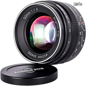 �y���������zStar 50mm F1.4 ����a �W�������Y MF �P�œ_�����Y Canon �L���m�� RF�}�E���g�ɑΉ� APS-C �~���[���X�p Canon �L���m�� �J���� EOS RP R R5 R7 R6 R3 R10 R50 R100 C70�Ȃ� RF�}�E���g �~���[���X�J