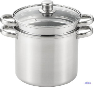 �y���������z�p�X�^�|�b�g ����� 22cm 7.3L �K���X�W�t�� ���؂�t�� �X�e�����X IH�E�K�X�ΑΉ� �g�X�J�[�i SJ3120