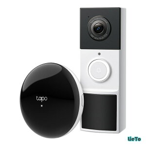 �y���������zTapo �X�}�[�g�����R��+�r�f�I�h�A�x�� �Z�b�g�yTapo H110 + D210�z���C�����X �C���^�[�z�� �J�����t�� 2K 3MP 300����f �o�����ʘb �H���s�v �l���E�y�b�g�E�ԗ����m IP65�ό� ���