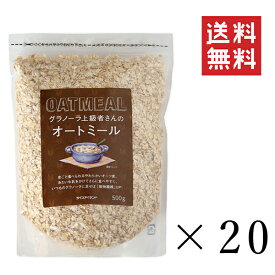 【クーポン配布中】 ライスアイランド グラノーラ上級者さんのオートミール 500g×20袋セット まとめ買い オーツ麦 食物繊維