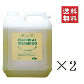 ベッツチョイスジャパン ビューティーエコ BEAUTY ECO 自然のシャンプー 詰替用 4L×2個セット まとめ買い 大容量 業務用 犬用品 お手入れ