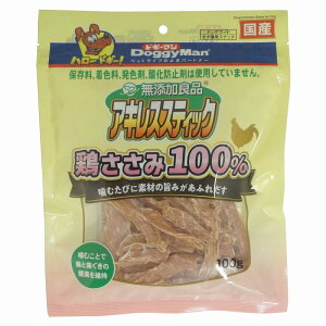 【6個セット】ドギーマンハヤシ ドギーマン無添加良品アキレススティック鶏ささみ100%100g