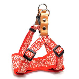 【3個セット】LEADOG唐草カンタンソフトハーネスLレッド