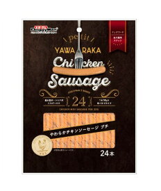 【18個セット】 ドギーマンハヤシ やわらかチキンソーセージ プチ 24本