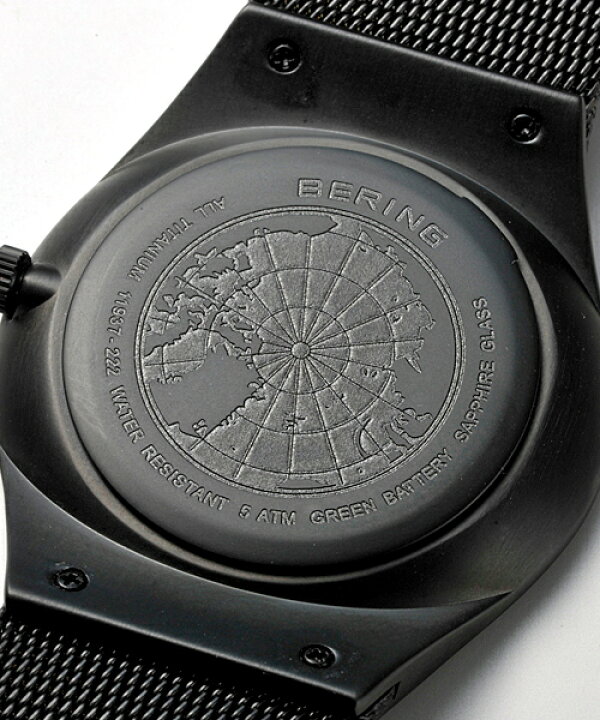 楽天市場】BERING Mens Ultra Slim Titanium（11937-227) : ラムズ 