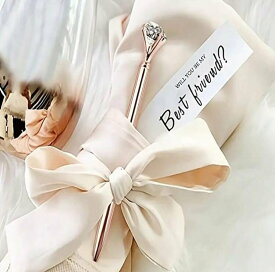 クリスタル付きペン　ボールペン　ピンクゴールド　1.0mm 滑らかな書き心地　キャンドル教室にもオススメ