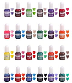 液体染料　24色セット　キャンドル用　パラフィンワックス　ジェルワックスにも使用可能