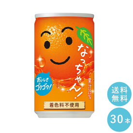 SUNTORY サントリーなっちゃんオレンジ160g缶　30本セット 【全国送料無料】缶ジュース オレンジジュース なっちゃん