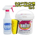 【楽天お買い物マラソン】10%OFF クイックブライト スプレー・スポンジセット 万能洗剤 オススメ クリーナー 車内 バイク 洗車 ホイール 革 レザー バッグ 財布 本革シート 風呂 カビ キッチン 鏡 換気扇 大掃除 手が荒れない　エコ 襟元 汚れ落とし