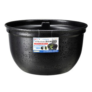 【同梱不可】【3個セット】ジェックス ジェックスメダカ元気メダカのための飼育鉢黒37037cm黒
