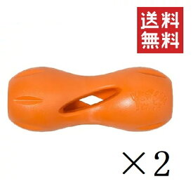 【クーポン配布中】 West Paw Zogoflex ゾゴフレックス クイズルS オレンジ×2個セット まとめ買い 犬 おもちゃ ゴム