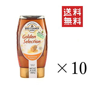 ブライトザマー ゴールデン セレクション ハニー(スクイーズボトル)350g×10個セット まとめ買い 蜂蜜 ハチミツ