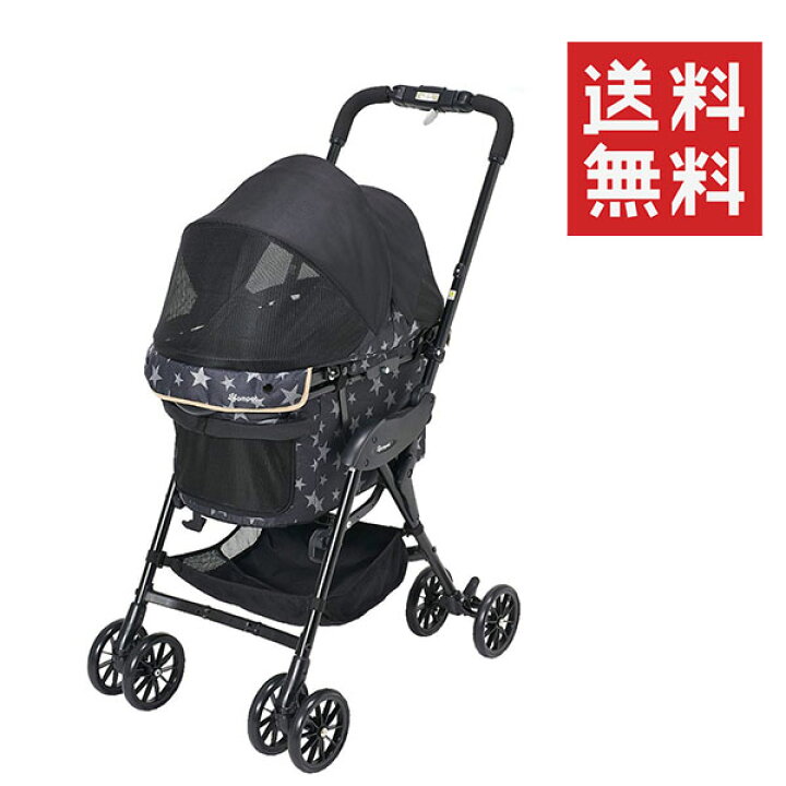 楽天市場】コムペット ミリミリ EG ロング スターブラック 犬 カート 