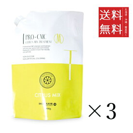千代田化学 デラクシオ プロ CMC シトラスミックス トリートメント 3000g×3個セット まとめ買い ヘアケア 無着色 シリコンフリー ノンシリコン
