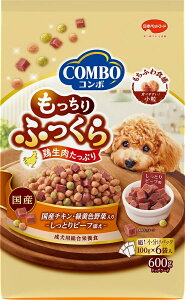 【同梱不可】【2個セット】 日本ペットフード コンボ ドッグ もっちりふっくら 国産チキン・しっとりビーフ添え 600 g