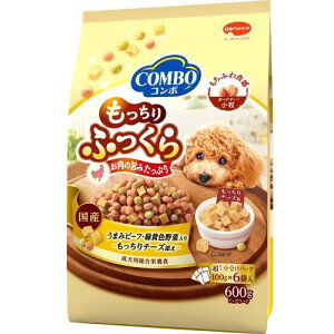 【同梱不可】【12個セット】 日本ペットフード コンボ ドッグ もっちりふっくら うまみビーフ・もっちりチーズ添え 600 g