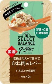 【同梱不可】【15個セット】ベッツ・チョイス・ジャパン セレクトバランスPlus 鶏挽き肉スープ仕立て むね肉＆レバー 腎臓・心臓の健康維持 1才以上の成猫用 40g