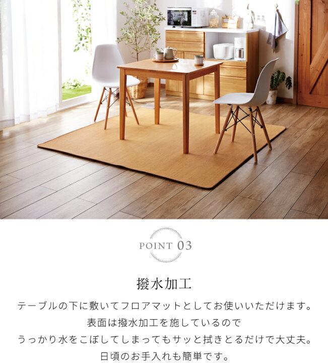 楽天市場】【送料無料】ホットカーペット フローリング調 2畳 木目調 