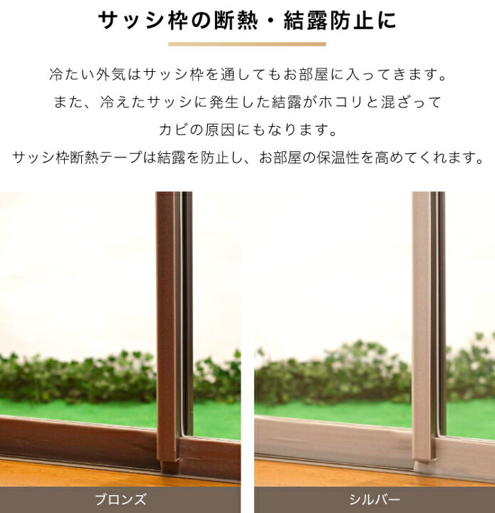 楽天市場 サッシ枠断熱テープ E0300 E0301 2mmx40mmx7m 1巻 すまいのコンビニ