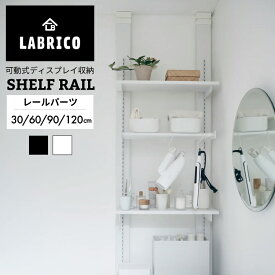 SHELF RAIL 300/600/900/1200【壁面収納 可動棚 棚受けレール ラブリコ レール】LF611B04
