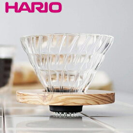 V60透過ドリッパー02 オリーブウッド【 珈琲 コーヒー ドリップ 1?4杯用 ハリオ hario 】LF557B07b000