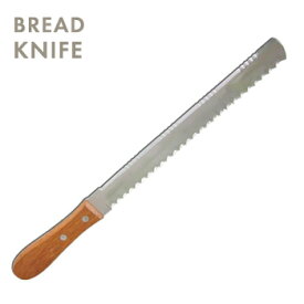 パンきり包丁 両刃のパン切り ノコ刃＆ギザ刃　　【包丁・パン切り・ナイフ・スライス・スライサー】4517795000352