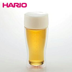 ツインビアグラス　380【 ガラス グラス コップ 耐熱ガラス 二重構造 ハリオ hario 】LF557B07b000