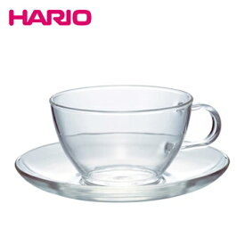 耐熱ティーカップ＆ソーサー【 ガラス グラス コップ マグカップ ハリオ hario 】LF557B07b000