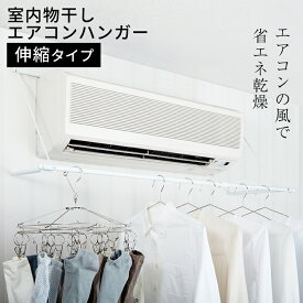 【送料無料】伸縮式 エアコンハンガー【 室内もの干し 室内ものほし 物干ハンガー 室内干し 】LF540B10b000