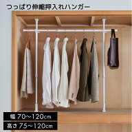 【送料無料】突ぱりクローゼットハンガー 押入れ ハンガーラック【 押入れ収納 押し入れ収納 ラック 押入…