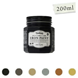 アイアンペイント　200ML【塗料 ペイント 水性ペイント 水性塗料 日曜大工 金属 DIY 】LF675B51b000