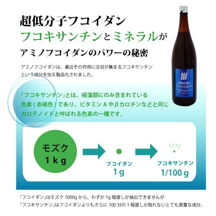 楽天市場】アミノフコイダン 1800ml 選べる2種類の味 無糖 加糖 