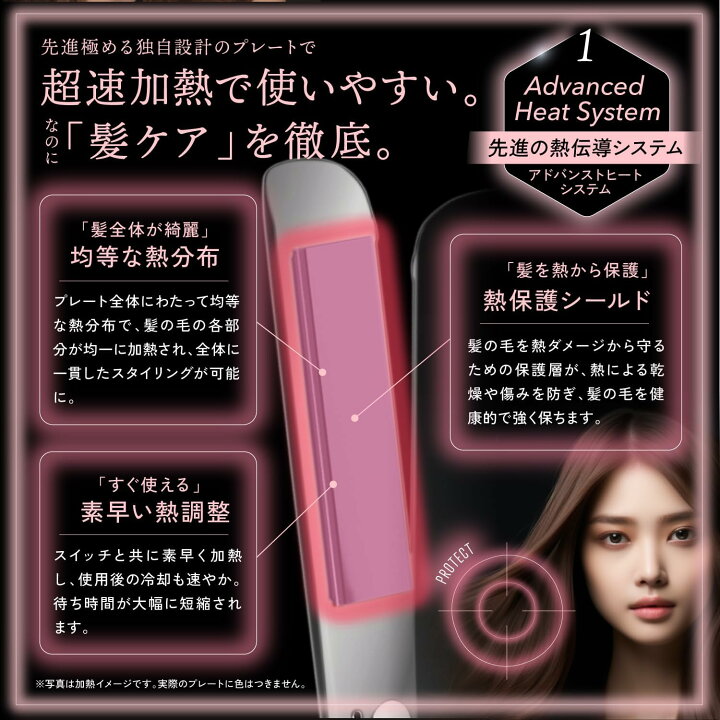 楽天市場】KYOGOKU ナノシルク ケラチン ストレートアイロン ケラチン  