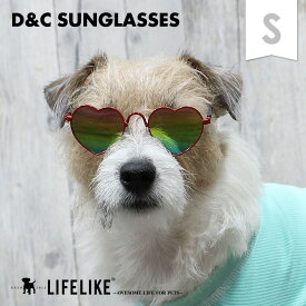 【D&C サングラス】 サングラス 眼鏡 メガネ 小型犬 中型犬 インスタ映え S ペット 犬 犬用 ドック ドッグ ペット用 犬のアクセサリー ダックス チワワ プードル お洒落 写真 撮影用 イベント 小道具 アクセサリー オシャレ 写真撮影 記念撮影 家族写真 LIFELIKE