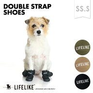 【ダブルストラップシューズSS-S】犬 靴 犬靴 犬の靴 ドッグシューズ ラバー お散歩 雨の日 小型犬 ヨー…
