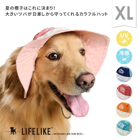 【COOLINGマウンテンハットXL】犬 かぶりもの 帽子 ハット ツバ 大型犬 春 夏 カラフル アウトドア UV 紫外線対策 ひんやり 涼しい 冷たい 熱中症対策 日よけ 白内障予防 ペット グッズ LIFELIKE［返品不可・サイズ交換可］