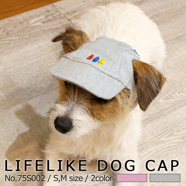 楽天市場 マラソン期間限定p10倍 被り物 犬 猫 かぶりもの 帽子 小型犬 中型犬 Lifelike ワンポイントキャップ S M 春夏 春 夏用 夏 ダックス チワワ プードル 柴犬 キャバリア ビーグル シュナウザー フレンチブルイベント ライフライク楽天市場店