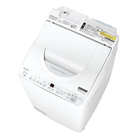 SHARP シャープ タテ型洗濯乾燥機 ES-TX6H-W 洗濯脱水容量6.5kg 乾燥容量3.5kg ホワイト系【北海道・沖縄・離島配送不可】