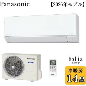 Panasonic �p�i�\�j�b�N ���[���G�A�R�� Eolia �G�I���A CS-406DFL2-W 4.0kw 14�����x 2026�N���f�� �i�m�C�[X �P��200V ����z���̂݁y�k�C���E����E�����z���s�z