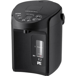 �y4/15�G���g���[���X�ő�P5�{�zTIGER �^�C�K�[ PIQ-G220-KC VE�d�C�܂ق��т� 2.2L �N�[���u���b�N �d�C�|�b�g �Ƃ��q����y�k�C���E����E�����z���s�z
