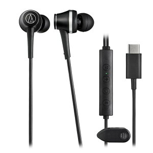 audio-technica �I�[�f�B�I�e�N�j�J �C���z�� ATH-CKD7NC-BK �m�C�Y�L�����Z�����O USB Type-C�p �n�C���]�Ή� �L���ڑ� �u���b�N�y�k�C���E����E�����z���s�z