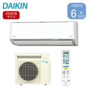�y8/25�G���g���[���X�ő�P5�{�z�_�C�L�� DAIKIN ���[���G�A�R�� S226ATRS-W ���邳��X 2026�N���f�� �z���C�g 6�����x 2.2kW ����z���̂݁y�k�C���E����E�����z���s�z