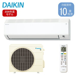 �_�C�L�� DAIKIN ���[���G�A�R�� S286ATES-W E�V���[�Y ��g�[10�����x 2026�N���f�� 2.8kW E�V���[�Y ����z���̂݁y�k�C���E����E�����z���s�z